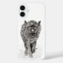 Search for wolf in snow iphone cases Wild