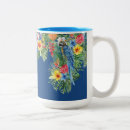 Search for blue hibiscus mugs Watercolor