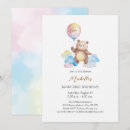 Search for colorful 1st birthday invitations Watercolor
