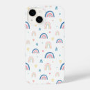 Search for cute hearts pattern iphone cases Rainbow