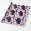 Search for black dogs wrapping paper Abstract