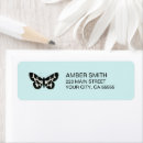 Search for blue and black return address labels Stylish