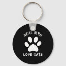 Search for real men key rings Cat lover