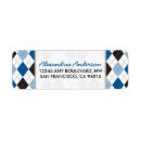 Search for argyle return address labels Preppy