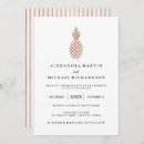 Search for gold pineapple wedding invitations Elegant