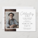 Search for rustic memorial service invitations Celebration of life