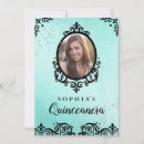Search for teal quinceanera invitations 15th birthday
