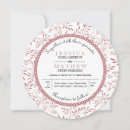 Search for rose pattern invitations Dusty rose pink