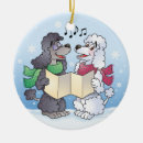 Search for poodle christmas tree decorations Santa