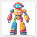 Search for 7th birthday stickers Boy