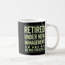 Search for retirement for dad mugs Retired