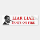 Search for lie bumper stickers Nobama