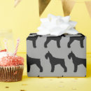 Search for schnauzer wrapping paper Silhouette