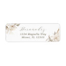 Search for gold and silver return address labels Floral