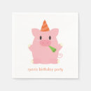 Search for pig napkins Party