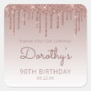 Search for 90 birthday stickers Glitter