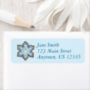 Search for chanukah return address labels Snowflake
