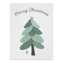 Search for minimalist christmas tree art Green