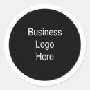 Search for business logo round stickers Advertising