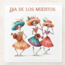 Search for dia de los muertos coasters Calavera