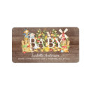 Search for farm tractor return address labels Rustic