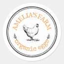 Search for vintage organ stickers Chicken