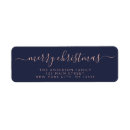 Search for gold calligraphy return address labels Modern