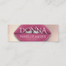 Search for pink lip gloss business cards Makeup artist
