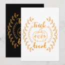 Search for trick or treat invitations Typography