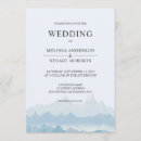 Search for mountain range wedding invitations Watercolor