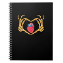 Search for heart anatomy notebooks Halloween
