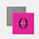 Search for monogram text magnets Minimalist