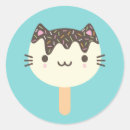Search for summer cat stickers Kawaii