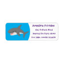 Search for great white return address labels Ocean