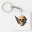 Search for winged skull key rings Wings