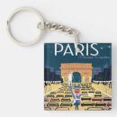 Search for paris travel key rings Retro