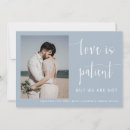 Search for classic wedding announcement cards Minimalist