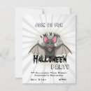 Search for cartoon halloween invitations Bat