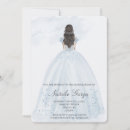 Search for light blue dress invitations Mis quince