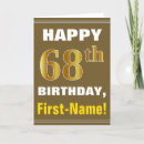 Search for 68th cards 68 years old