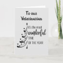 Search for for a vet christmas cards Veterinarian