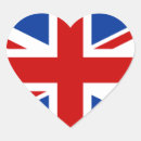 Search for union jack heart stickers England