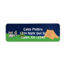 Search for camp return address labels Wilderness