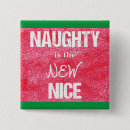 Search for naughty or nice badges Santa claus