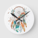 Search for dreamcatcher clocks Watercolor