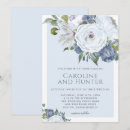 Search for something blue wedding invitations Watercolor