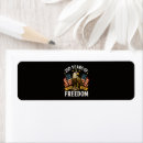 Search for freedom return address labels 250 years of freedom