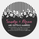Search for black and white striped stickers Floral