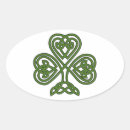 Search for irish oval stickers Clover
