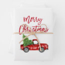 Search for red truck christmas wrapping paper Red and green